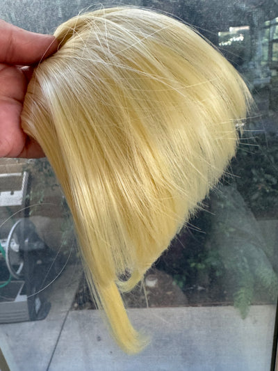 Tillstyle light blonde clip in bangs for women
