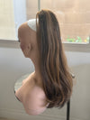 Tillstyle brown clip in ponytail