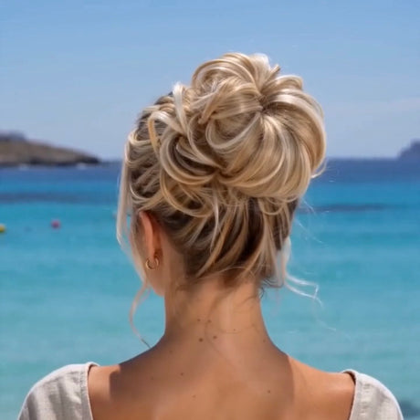 Messy Bun Hair Piece – Curly Synthetic Hair Bun