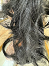 Tillstyle  black clip in ponytail clip in pony tail real hair like synthetic  premium fibre