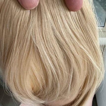 Tillstyle dirty blonde clip in bangs for thinning crown