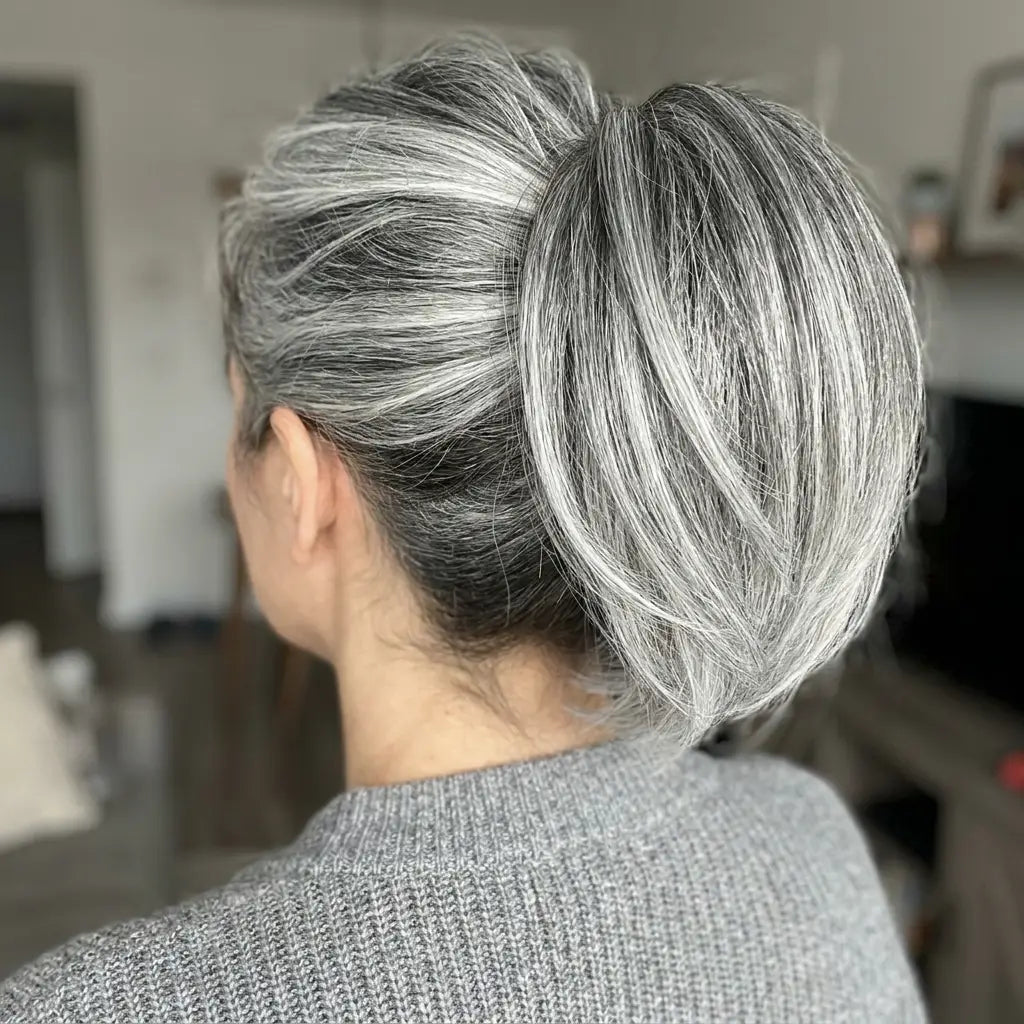 Short  clip in Ponytail 6 inch