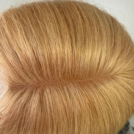 Tillstyle 100% Human Hair Clip In Toppers for women blonde / short hair styles