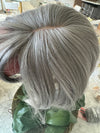 Tillstyle grey hair topper with bangs/thinning crown