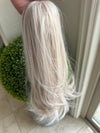 Tillstyle platinum blonde highlighted  ponytail