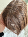 Till style  caramel brown-synthetic hair hair toppers for women with bangs