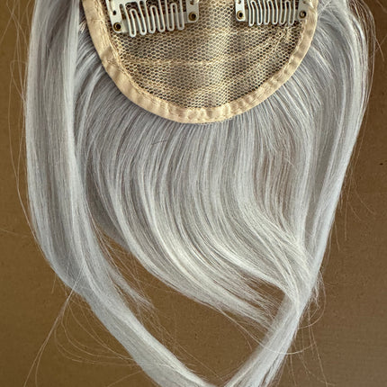 Tillstyle  silver  large clip in bangs thick bangs