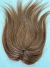 Tillstyle top hair piece 100%human hair ash blonde  clip in hair toppers for thinning crown/ widening part