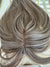 Tillstyle grey hair toppers for women /ash brown / bangs