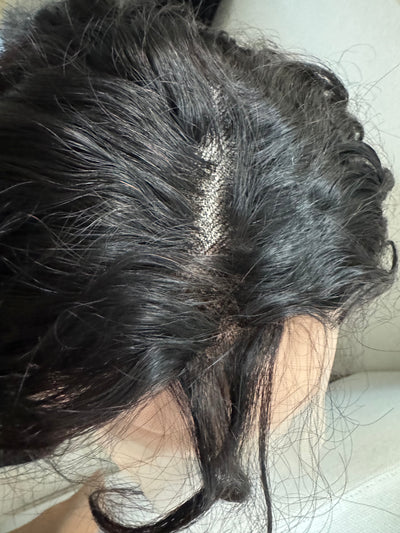 Black Deep wave 100% human hair lace front wigs for women brazilian hair