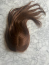 Tillstyle medium brown hair toppers/remy human hair/ mono mesh base/ thinning hair volume