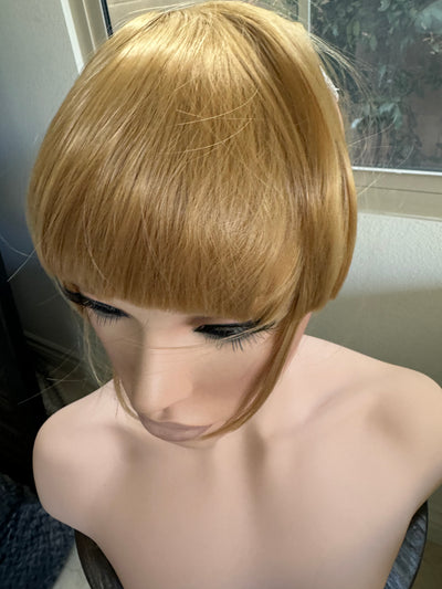 Tillstyle homey blonde clip in bangs for thinning crown