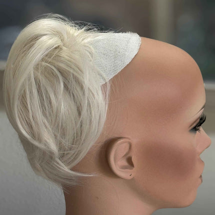 Tillstyle pale white straight hair bun