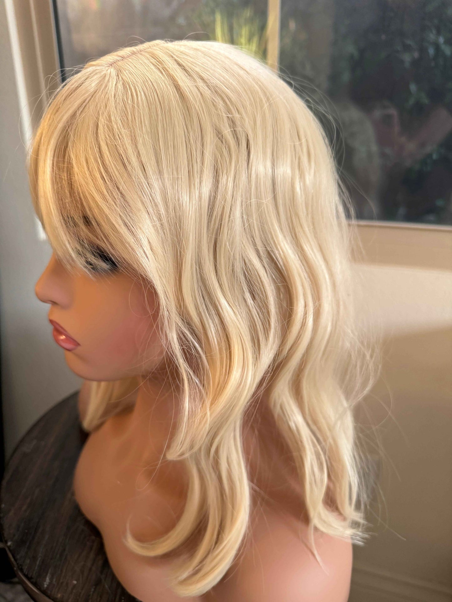 Till style  blonde  hair toppers for women  /bangs/body wave