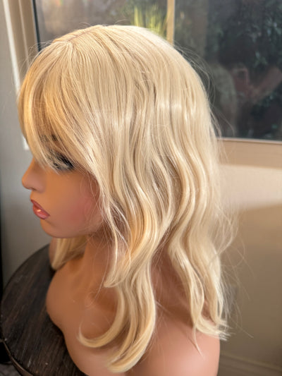 Till style  blonde  hair toppers for women  /bangs/body wave