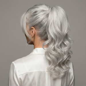 Claw Clip Ponytail Extension curly 14 inch