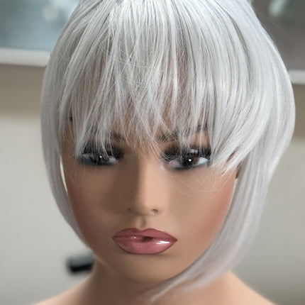 Tillstyle  white  large clip in bangs thick bangs /thinning crown