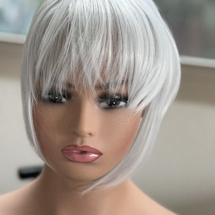 Tillstyle  white  large clip in bangs thick bangs /thinning crown