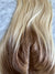 Tillstyle light blonde with dark roots hair toppers hair toppers/mono mesh base