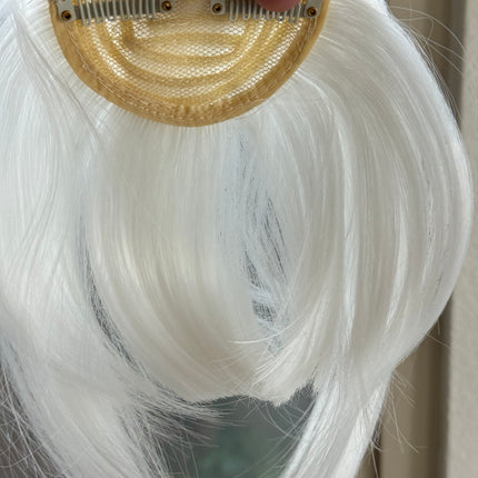 Tillstyle  white clip in bangs for thinning crown