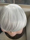 Tillstyle  white silver large clip in bangs thick bangs /thinning crown