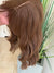 Till style  ombre brown hair toppers for women  with curtain bangs loose body wave