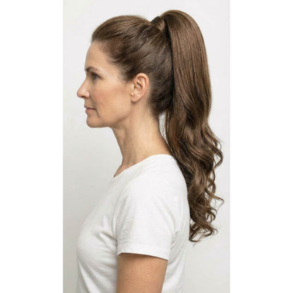 brown hair ponytail long#Color_brown