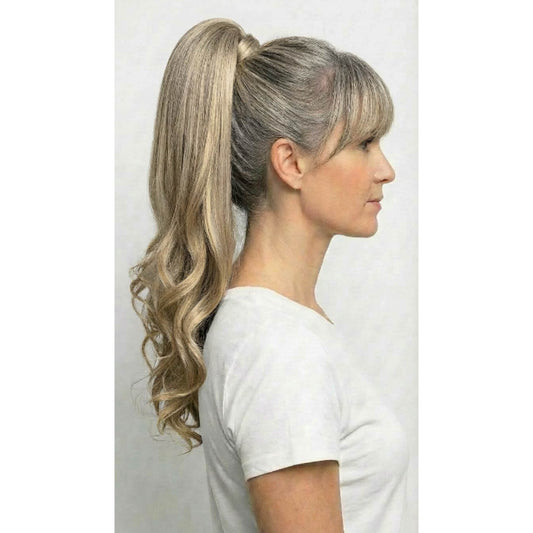 blonde mix grey ponytail long haircolor_blonde-mix-grey-hair