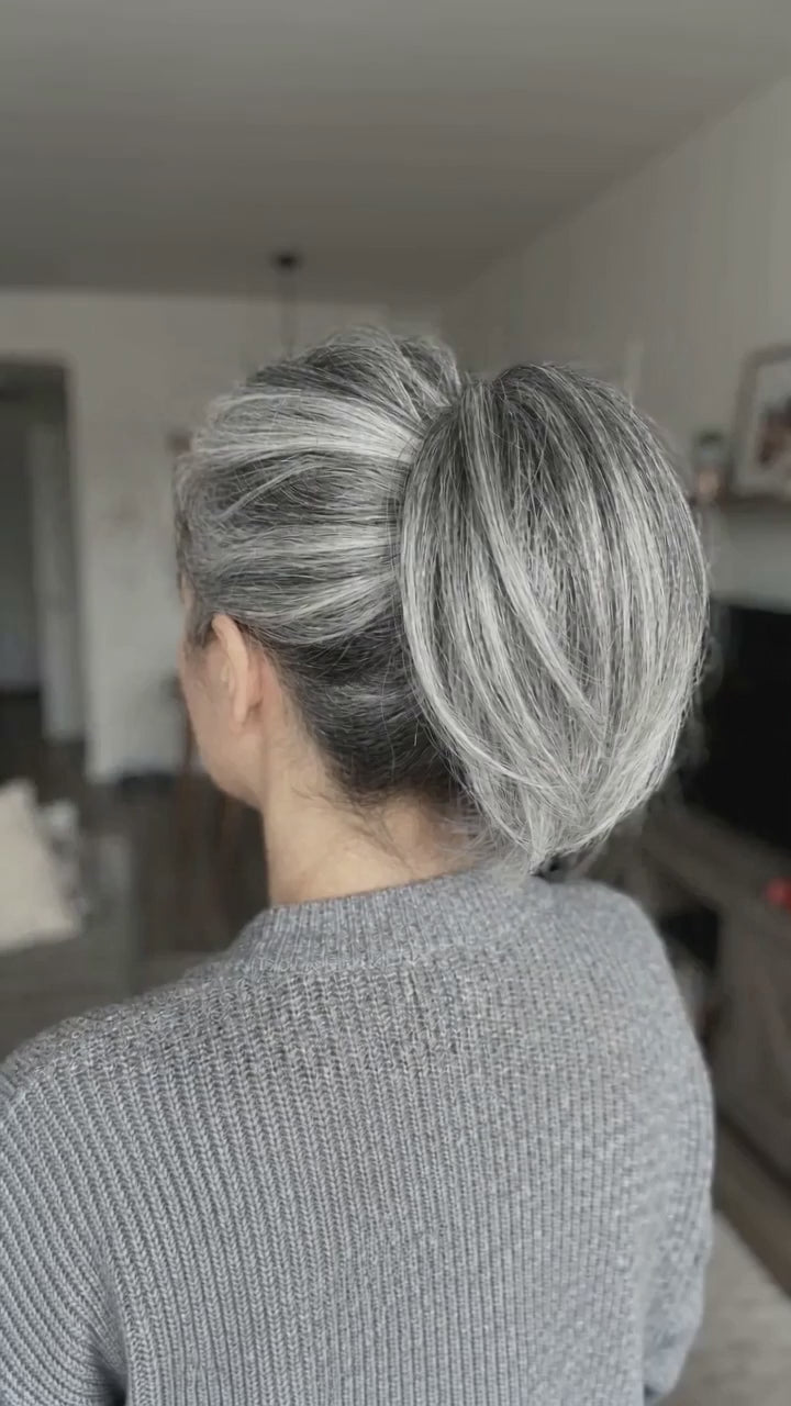 Short Clip-In Straight Ponytail Extension – 8 Inch