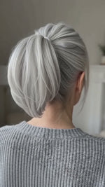 Short Clip-In Straight Ponytail Extension – 8 Inch