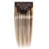 Tillstyle Clip in Human Hair Extensions 120g Natural Hair Clip in Extensions Highlighted Blonde